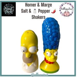 Fox Marge and Homer Simpson Salt & Pepper Shakers Host Pick